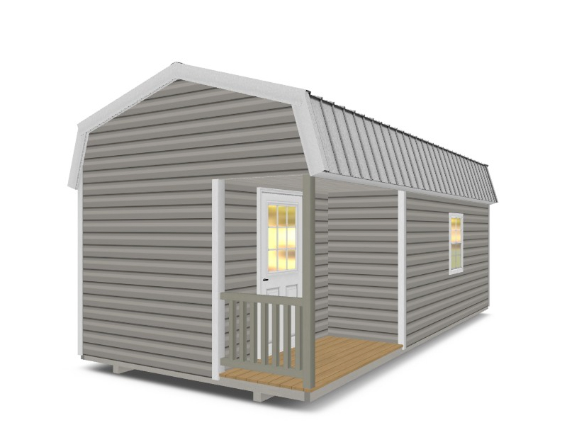 Gambrel With Corner Porch